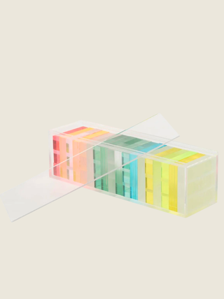 Ombre Lucite Sherbert Jumbling Tower Stacking