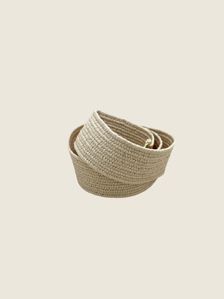 Stretch Raffia Belt Band
