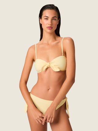 Libby Bandeau Top - Sunshine Yellow