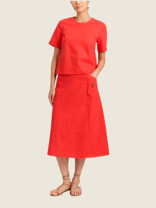Alice Button Skirt