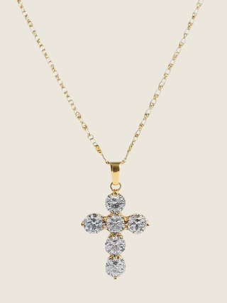 Bling Cross Necklace