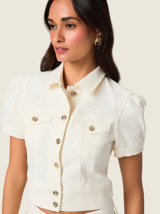 Kendra Jacket - Tonal Ecru