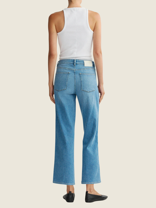 Pippa Refined Wide Leg Mid Rise Ankle