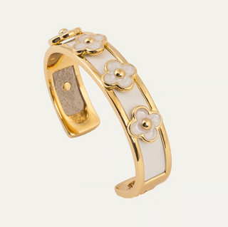 Bloom 47 Narrow Cuff Polished Gold