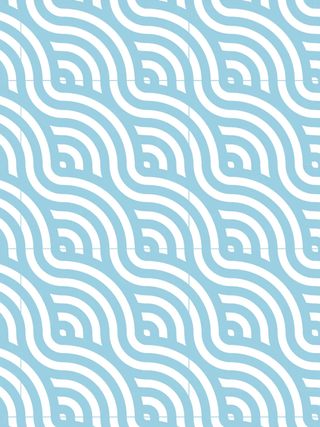 Seaside Florida Reversible Gift Wrap Sheets