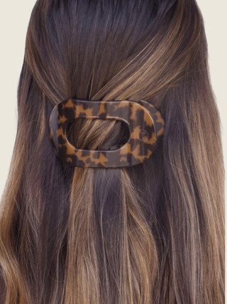Round Flat Hair Clip - Medium