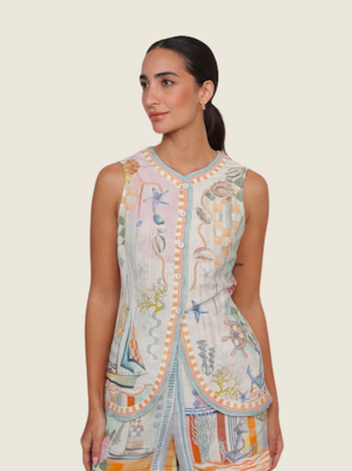 Novara Sleeveless Waist Coat