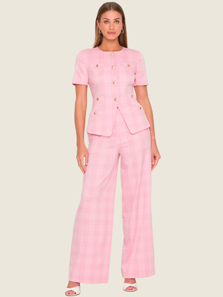 Magda Windowpane Suiting Pants