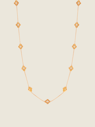 Florentine Demi Delicate Station Necklace