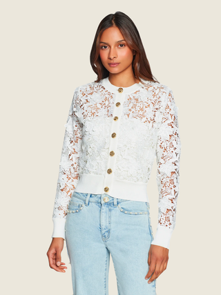 Erin 3D Butterfly Lace Cardigan