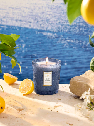 Mediterranean Lemon 9 0z Classic Candle