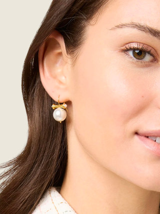 Bamboo Pearl Earring