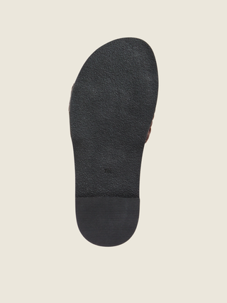 Essex Slide- Embossed Leather