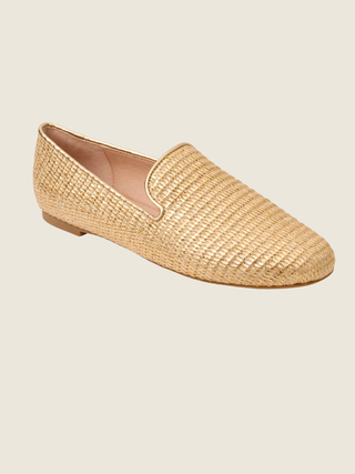 Bradley Loafer - Metallic Raffia