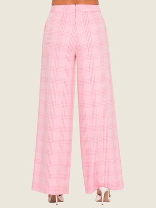 Magda Windowpane Suiting Pants