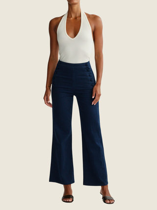 Karmine Refined Wide Leg High Rise 28" Jeans