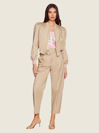 Sariah Cotton Sateen Bomber
