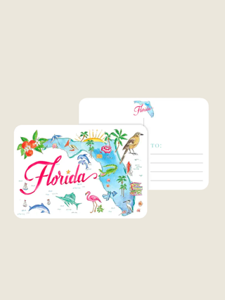 Florida Handpainted Icons Post Cards