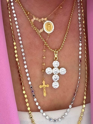 Bling Cross Necklace