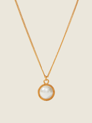 Fleur-de-lis Solitaire Necklace