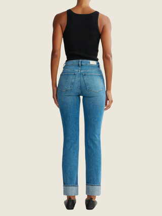 Halle Straight High Rise Instasculpt 29" Jeans
