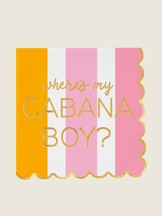 Beverage Napkin - Cabana Boy