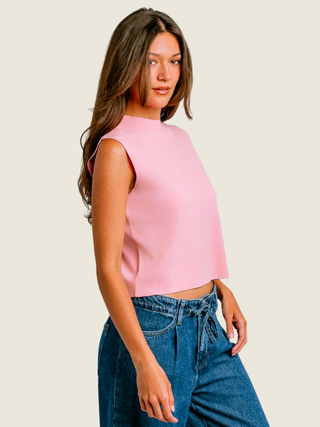 Betty Solid Top - Blush