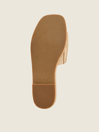 Bay Flatform- Metallic Raffia