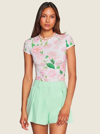 Tate Floral Chain Top