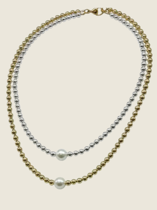 Pearl Chain - 8mm Silver